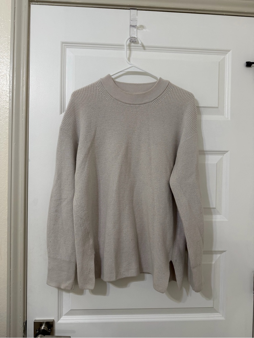 Lululemon Merino Wool Blend Ribbed Crewneck Sweater